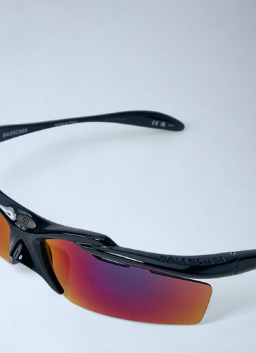 Turbo Rectangle Sunglasses Balenciaga Turbo Rectangle Sunglasses Black bal0360009