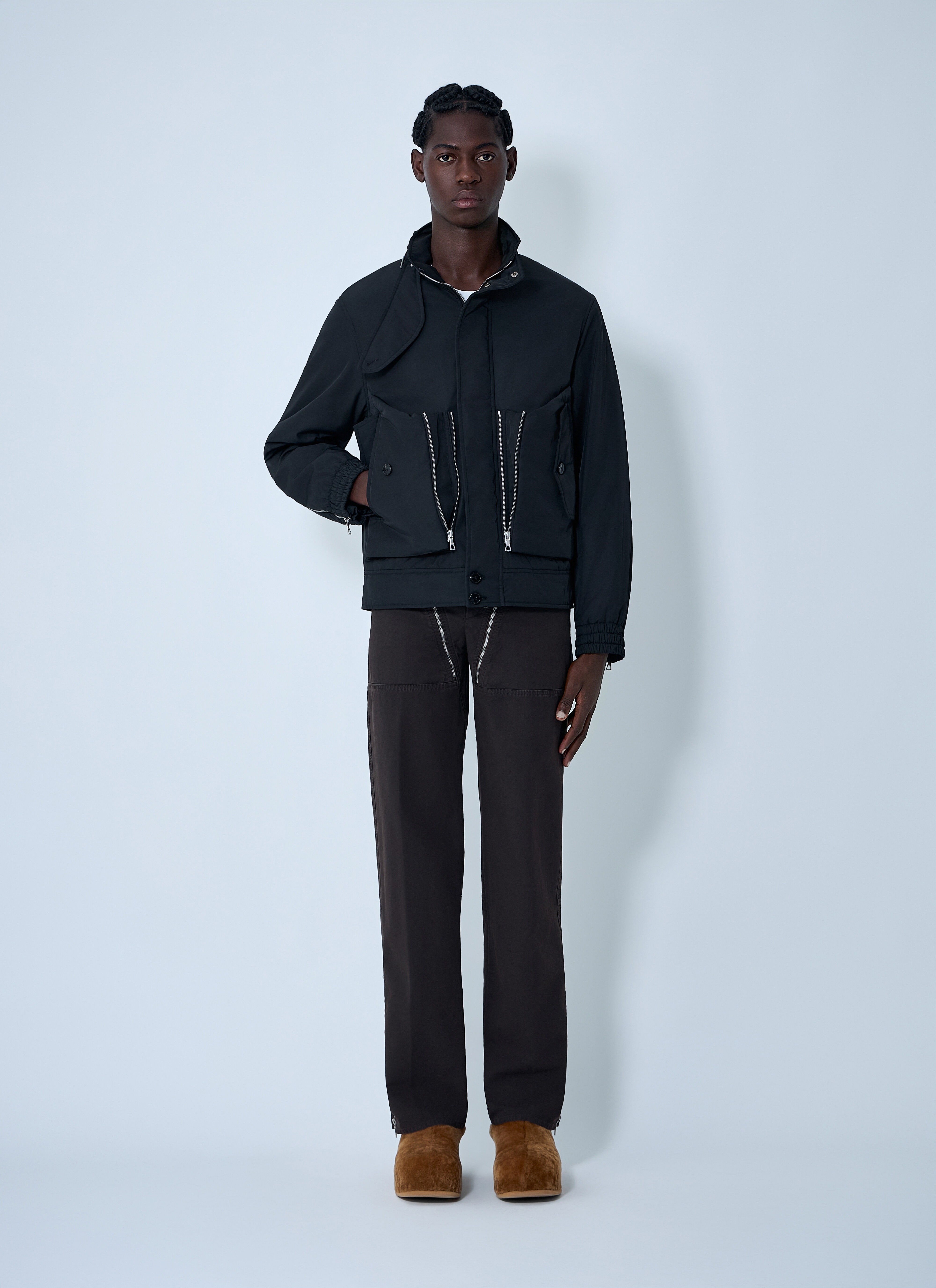 Dries Van Noten Men's' Venice Shell Jacket in Black | LN-CC®