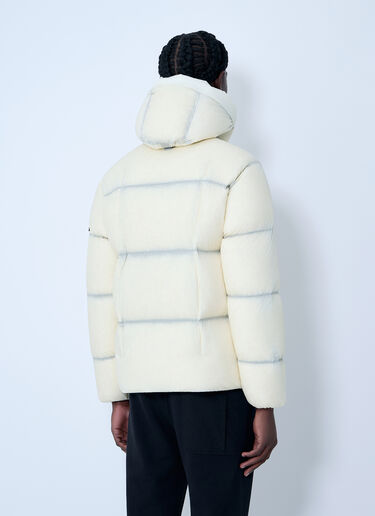 Stone Island Seam Faded Ligh Nylon Canvas Jacket Ivory sto0164008