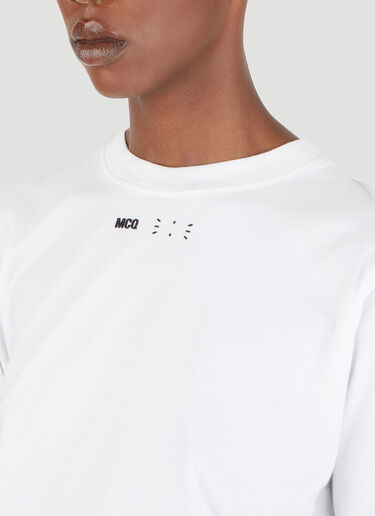 MCQ Logo Print T-Shirt White mkq0247038