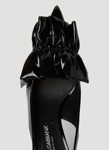 Dolce & Gabbana Lollo Slingback Heels Black dol0250048