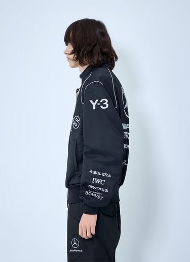 Y-3 MERCEDES Embroidered Logo Jacket Black yyy0364066