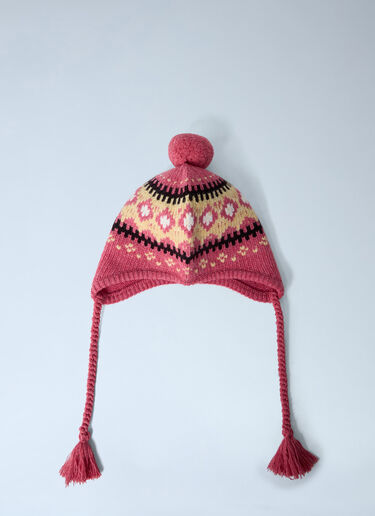 Wool Hat Miu Miu Wool Hat Pink miu0263048
