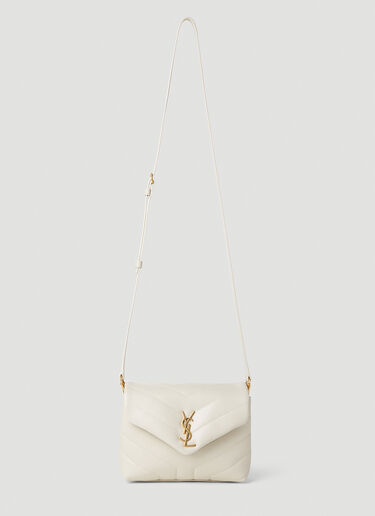 Saint Laurent Loulou Toy Shoulder Bag Cream sla0251072