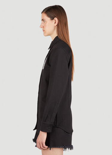 Raf Simons Logo Patch Shirt Black raf0251004