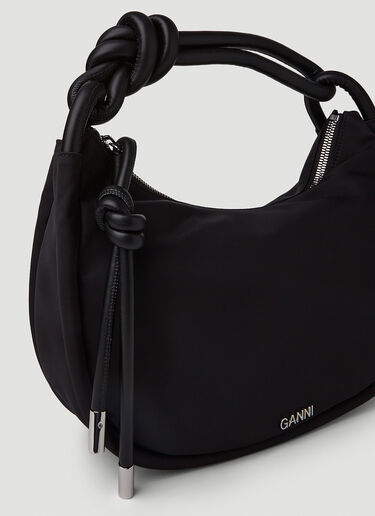 GANNI Knot 单肩包 黑色 gan0251045