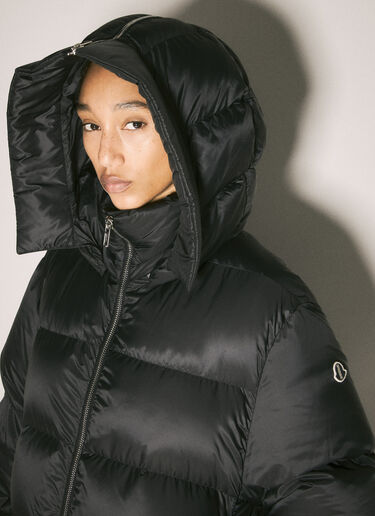 Moncler x Rick Owens Hooded Cyclopic Coat Black mcs0358008