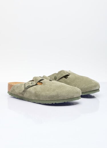 Birkenstock Boston 穆勒鞋 绿色 brk0362015