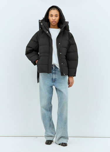 Ganni Oversized Puffer Jacket Black gan0258034