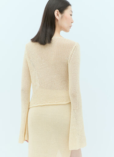 Aya Muse Dai Knit Sweater Beige aym0255007