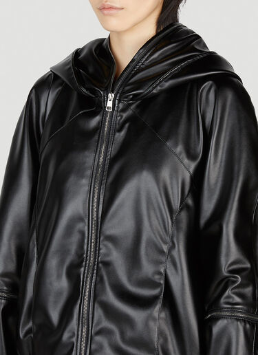 Mowalola Faux Leather Jacket Black mow0352003