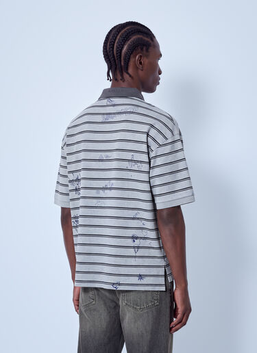 LN-CC® - VETEMENTS: Scribbled Polo - Grey VETEMENTS Scribbled Polo Grey vet0166006
