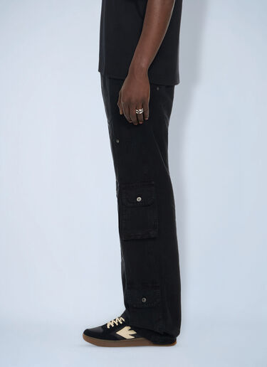 LN-CC® - Off-White: Owr Gd Cot Multipkt Relax Pant - Black Off-White Owr Gd Cot Multipkt Relax Pant Black ofw0164190