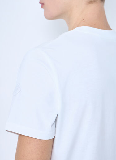 Moncler Logo Motif T-Shirt White mon0159047
