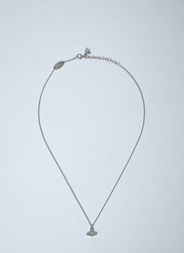 Vivienne Westwood Logo Motif Necklace Silver vvw0262038