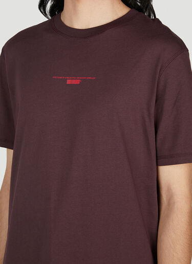 AFFXWRKS Slab T-Shirt Burgundy afx0152017