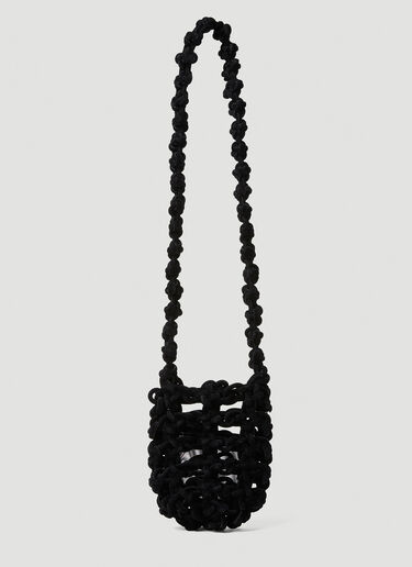 KARA Knot Tech Pouch Shoulder Bag Black kar0251011