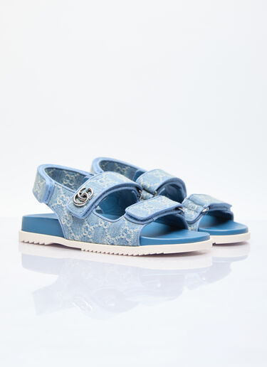 Gucci GG Denim Sandals Blue guc0255081