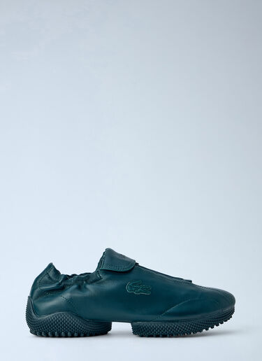 LN-CC® - Lacoste: Runway Low Set Leather Sneakers - Dark Green Lacoste Runway Low Set Leather Sneakers Dark Green lac0266014