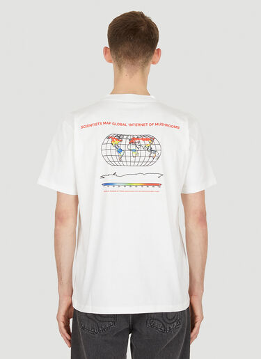 Space Available Upcycled Mycology Research T-Shirt White spa0350021