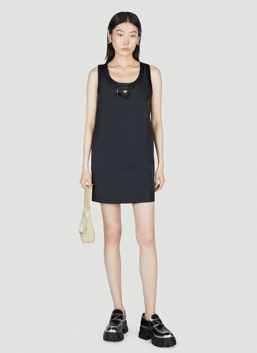 Prada Re-Nylon Pouch Mini Dress Black pra0254001