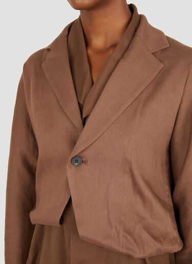 Issey Miyake 衬衫夹克 棕色 ism0250003