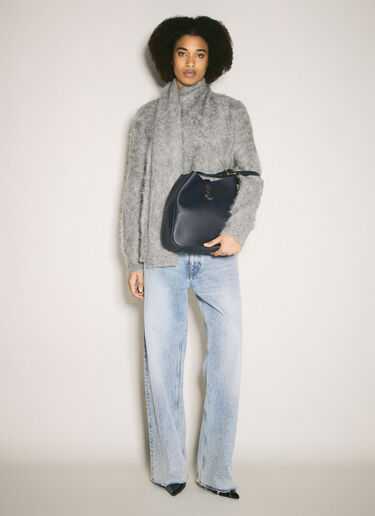 Saint Laurent Le 5 Ã  7 大号单肩包 蓝色 sla0258048