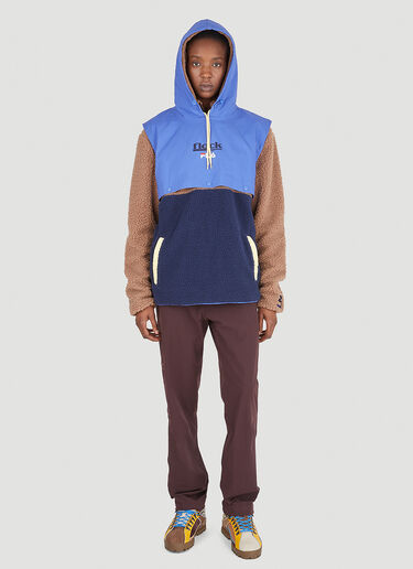 Borg Hybrid Hooded Sweatshirt Fila x Flock Together Borg Hybrid Hooded Sweatshirt Brown fft0346001