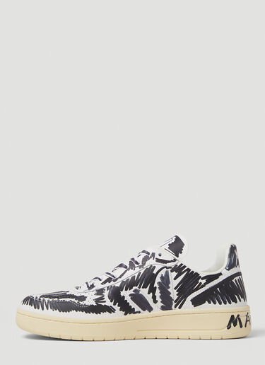 Marni x Veja V10 로우탑 스니커즈 블랙 mnv0350002