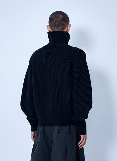 Entire Studios Blimp Full Zip Cardigan Black ent0166002