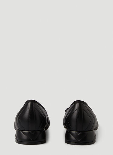 Gucci Marmont 绗缝芭蕾平底鞋 黑色 guc0247100