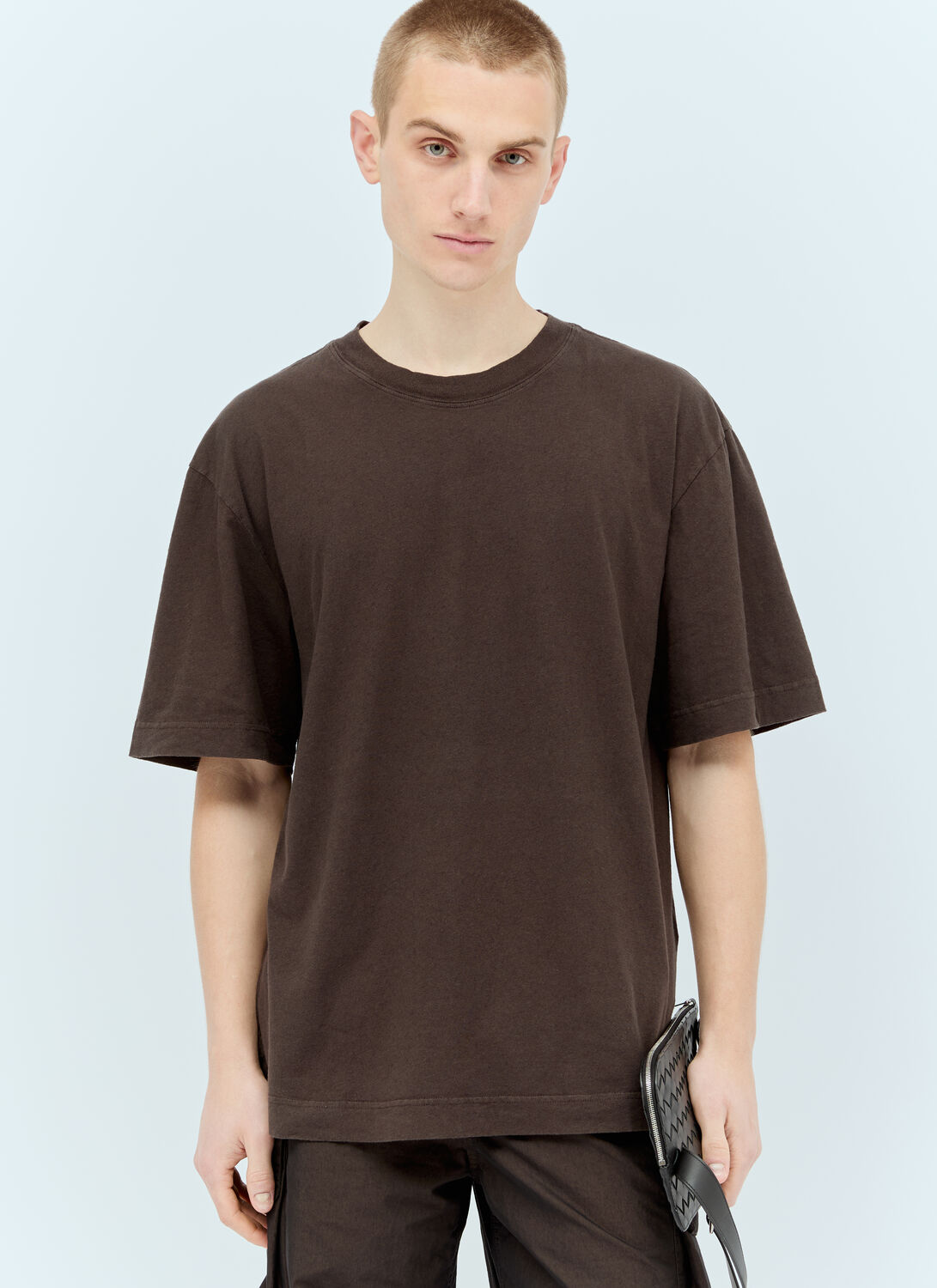 Shop Mhl By Margaret Howell Simple T-shirt In Brown