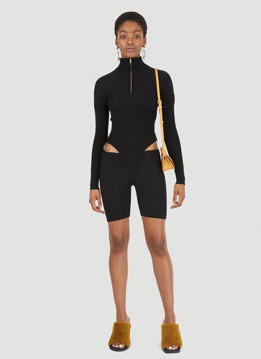 Jacquemus Le 보디 [보르미오] 플레이수트 블랙 jac0246017