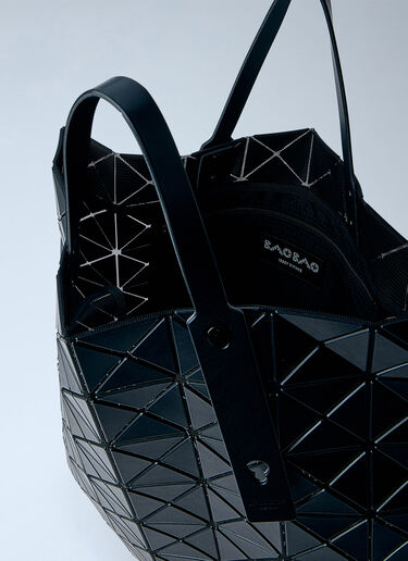 LN-CC® - Bao Bao Issey Miyake: Prims Gloss Tote Bag - Black Bao Bao Issey Miyake Prims Gloss Tote Bag Black bao0366029