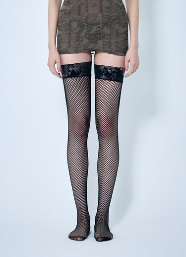 SAVAGE X DIESEL Thigh-High-Stockings Black dsf0258016