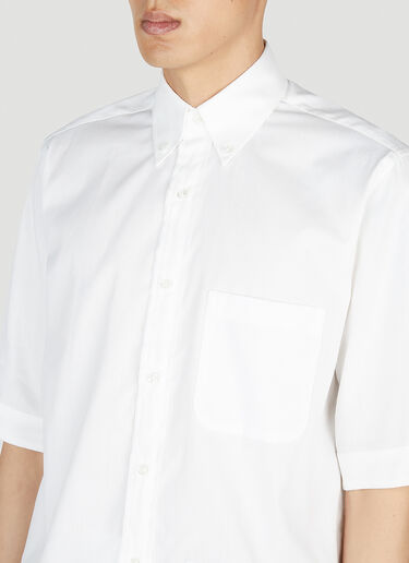 Thom Browne Logo Patch Shirt White thb0152014
