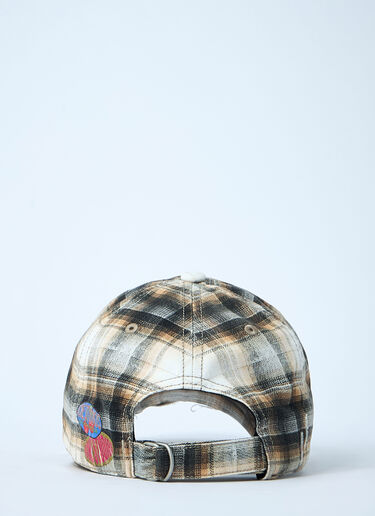Acne Studios Logo Motif Baseball Cap Beige acn0361006