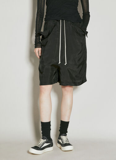Rick Owens Lido 平角短裤  黑色 ric0255011