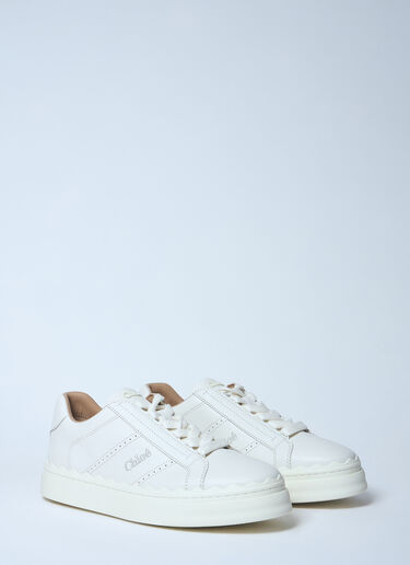 Chloé Lauren Leather Sneakers White chl0259054