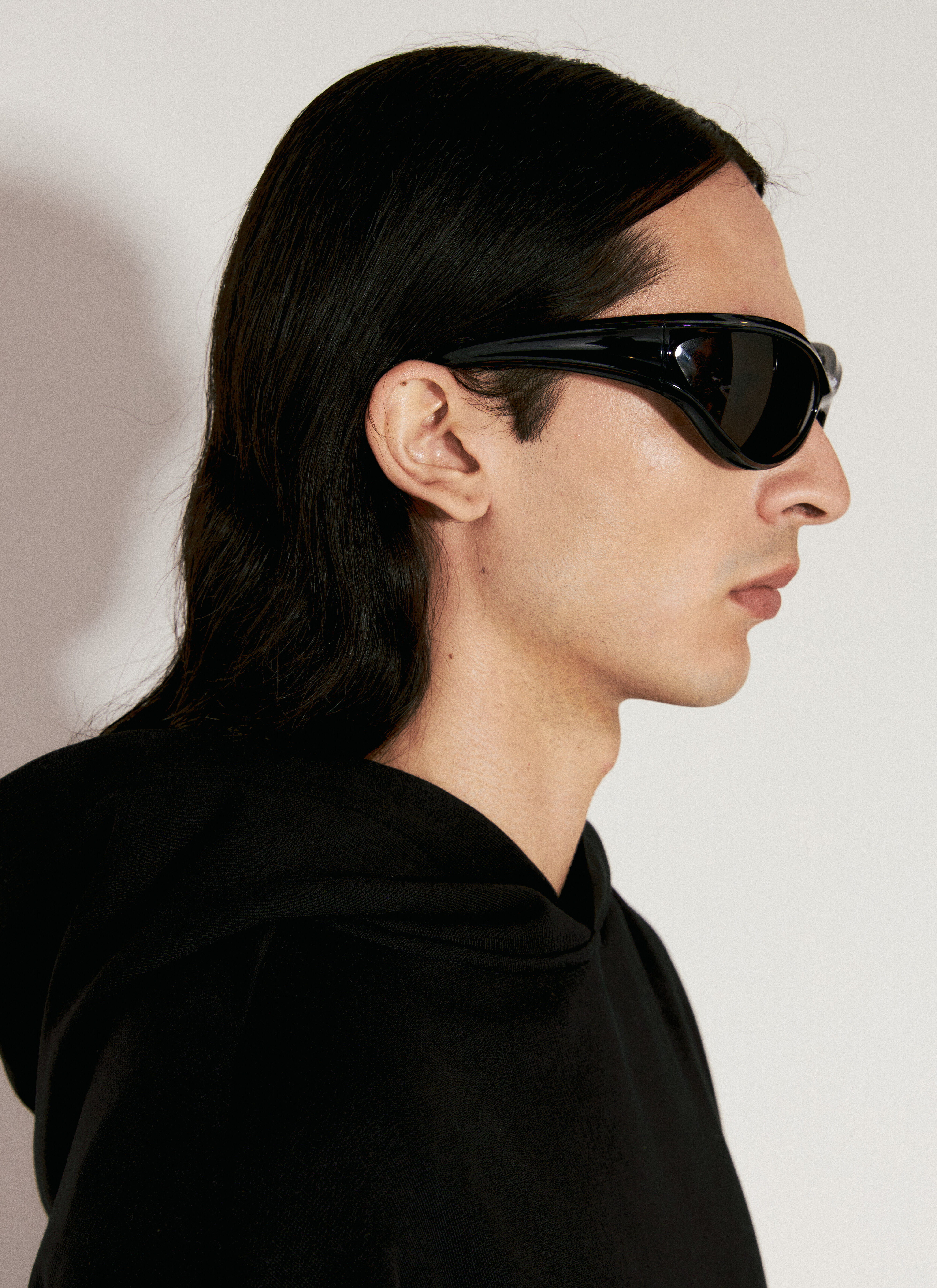 Balenciaga Men's' Dynamo Round Sunglasses in Black | LN-CC®
