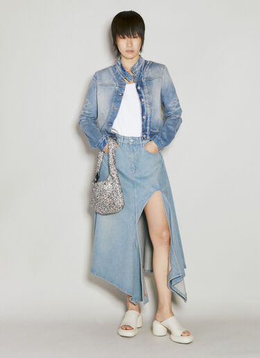 Crystal Mesh Armpit Bag KARA Crystal Mesh Armpit Bag Grey kar0253003