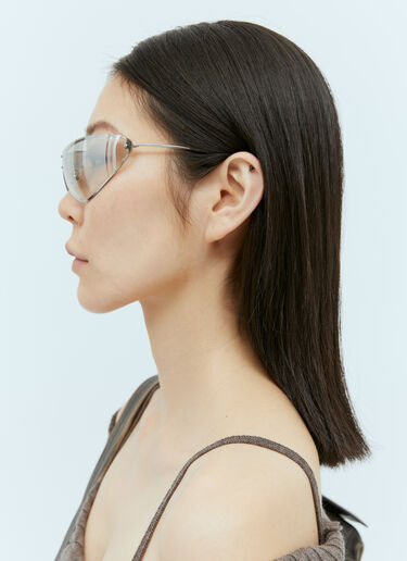 Acne Studios Metal Frame Sunglasses Silver cns0354004