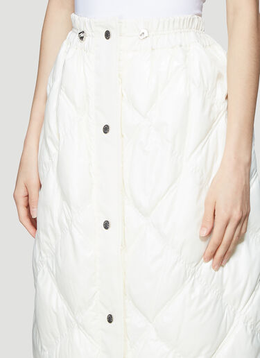 2 MONCLER 1952 Puffer Skirt White mge0237001