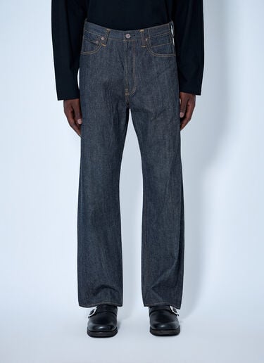 LN-CC® - Visvim: Social Sculpture 01 Wide Mud Jeans - Navy Visvim Social Sculpture 01 Wide Mud Jeans Navy vis0164004