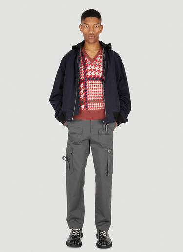 Vivienne Westwood David Houndstooth Vest Red vvw0147009