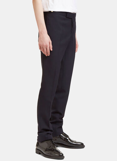 Thom Browne Striped Grosgrain Tab Tailored Pants Navy thb0127017