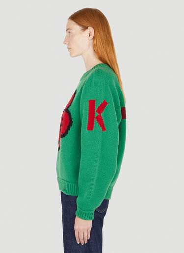 Kenzo Graphic Comfort Sweater Green knz0250006