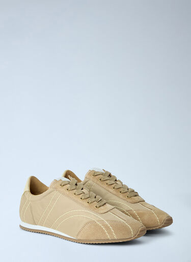 LN-CC® - Toteme: Flex Low-Top Sneakers - Beige Toteme Flex Low-Top Sneakers Beige tot0265024
