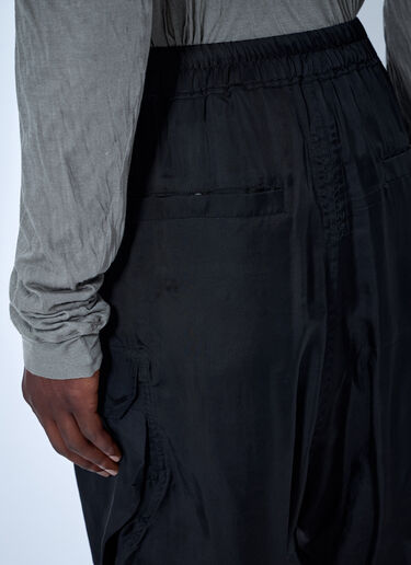 LN-CC® - Rick Owens: Cargobela Shorts - Black Rick Owens Cargobela Shorts Black ric0165069