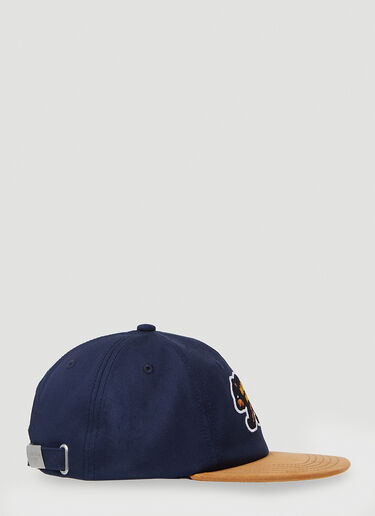 Embroidered Baseball Cap Human Made Embroidered Baseball Cap Dark Blue hmd0152032